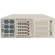Sup743ermicro SC748TQ-R1000, 4U RM/Tower, 5x HS SATA2/SAS+2x 5.25"+1x 3.5" Ext Bays, 1000W(1+1) P.S