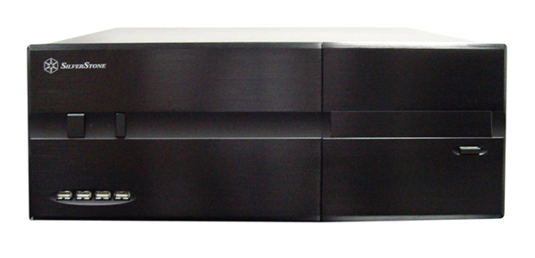 SilverStone LC10-B, Black F Alum, 1x 5.25" Ext+4x 3.5" Int Bays, 300W  HTPC Desktop Case