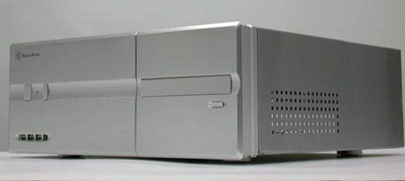 SilverStone LC10-S, Sliver F Alum, 1x 5.25" Ext+4x 3.5" Int Bays, 300W  HTPC Desktop Case