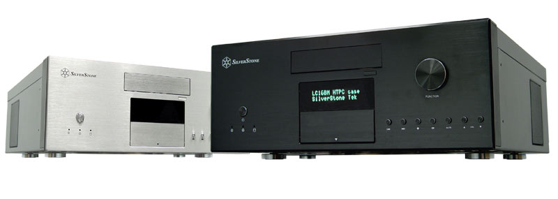 SilverStone LC16BM, Black F Alum, 1x 5.25" Ext+6x 3.5" Int Bays, VFD/IR, 300W  HTPC Desktop Case