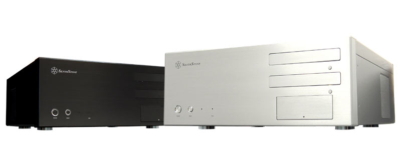 SilverStone LC17B, Black F Alum, 2x 5.25"/1x 3.5" Ext+6x 3.5" Int Bays, 300W  HTPC Desktop Case