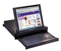 RKP2415-801, 2U Rackmount 15" LCD Keyboard Drawer, notebook keyboard & touch pad, short depth