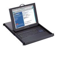 RKP115-801, 1U Rackmount 15" LCD Keyboard Drawer, notebook keyboard & touch pad, 8 port PS/2 KVM