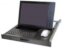 LMK1A-15, 1U Rackmount 15" LCD Keyboard Drawer, use real mouse & standard keyboard