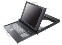 LMK1M-178, 1U Rackmount 17" LCD Keyboard Drawer, touch-pad, dual rail