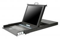 LMK1N-178, 1U Rackmount 17" LCD Keyboard Drawer, touch-pad, USB keyboard/mouse cable