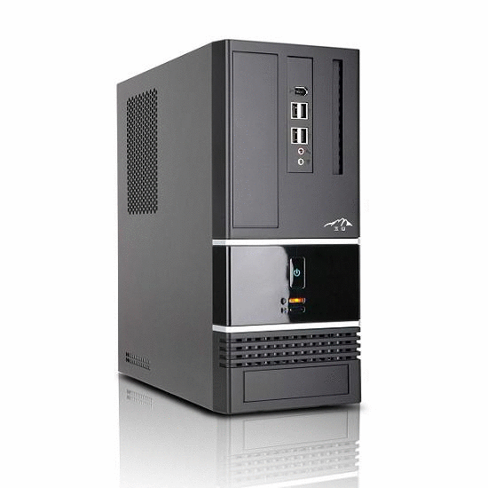 In-Win Mt.Jade-BK623, Black Desktop, 1x 5.25"/1x 3.5" Ext + 1x 3.5" Int Bays, 300W P.S
