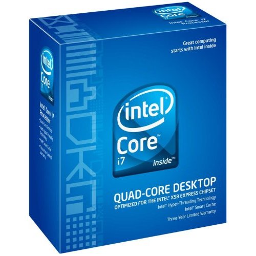 Intel® Core i7-920-2.66Ghz/QC, 8M Cache, 4.8GT/s, 130W CPU
