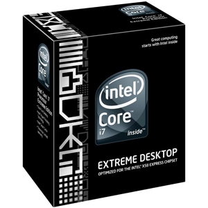 Intel® Core i7-965-3.2Ghz/QC, 8M Cache, 6.4GT/s, 130W CPU