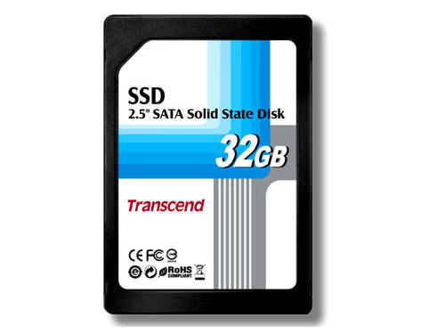 Transcend  2.5" 32GB, SATA Solid State Drive, SLC Flash Chip(Hi-Speed)