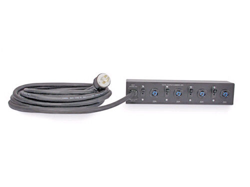 APC AP7581, Rack PDU, Basic, 2U, 30A, 208V, (4)L6-20