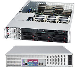 Super 2042G-TRF, 4x 6300/16C,Video, 2x GB Lan, 6x HS SATA Bays, IPMI, DDR3(1TB), 2U RM, R1400W/80+