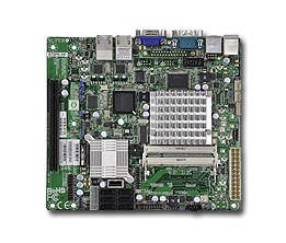 Supermicro X7SPE-HF-D525, Atom-D525, Video, 2x GB Lan, 6x SATA2+R5, IPMI, SO-Dimm DDR3(4GB)