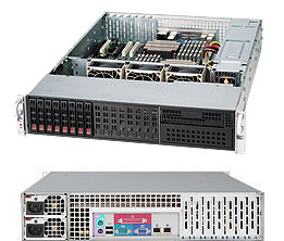 Supermicro SC213LTQ-R720LP, 2U RM, 8x HS 2.5" SAS/SATA+1x 5 1/2" Bays, 720W(1+1), 80+