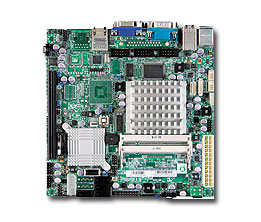 Supermicro X7SPA-L, Atom-D410, Video, Audio, 1x GB Lan, 4x SATA2, SO-Dimm DDR2(4GB)