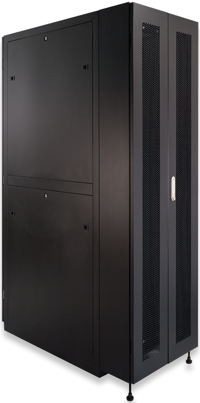 SuperRack® SRK-42SE-02, Black 42U/1225mm Deep Enclosure