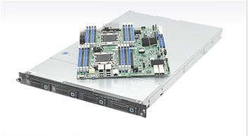 Quanta X12MS-2, 2x X9/8C, Video, 2x GB NIC, 10x 2.5" HS SATA2/3, IPMI, D3(512GB), 1U/650W, 80+