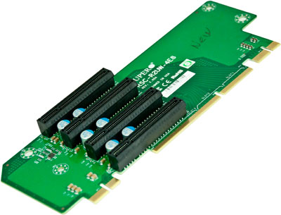 Supermicro RSC-R2UW-4E8 - WIO 4x PCI-E(x8) 2U Riser Card