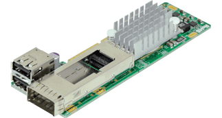 Supermicro AOC-CIBF-m1, 1x QSFP+2x USB microLP PCI-e InfiniBand FDR Card