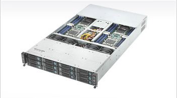 Quanta S810-X52L-2T, 4x Nodes, 2x X9/8C, Video, 2x 10GB NIC, 6x 2.5" HS,IPMI,D3(256G),2U/R1400W,80+