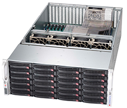 Supermicro SC846XE1C-R1K23, 4U RM, 24x HS SAS3(12Gbs) Bay,1x SAS3 Expander,Mini-SAS HD, R1200W(1+1),