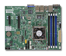 Supermicro A1SAM-2750F, Atom-C2750, Video, 4x GB Lan, 6x SATA2/3, IPMI, DDR3(64GB)