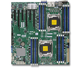 Super X10DRi-T, 2x E5-2600v4/22C, Video, 2x 10GB/X540 LAN, 10x SATA3(C612)+R, IPMI, DDR4(2TB)