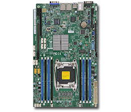 Super X10SRW-F, 1x E5-2600v4/22C, WIO+PCIe3(x32),Video,2x GB LAN,10x SATA3(C612)+R,IPMI,DDR4(1TB)
