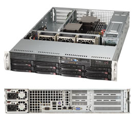 Super 6028R-WTRT, 2xE5-2600v4, WIO, Video,2x 10GB/X540 LAN,8x HS SATA3(C612)+R,IPMI,D4(2TB),2U/R740W