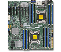 Super X10DRH-C, 2x E5-2600v4/22C, Video, 2x GB/i350 LAN, 8x SAS3(LSI3108)+R, IPMI, DDR4(2TB)