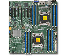 Super X10DRH-i, 2x E5-2600v4/22C, Video, 2x GB/i210 LAN, 10x SATA3(C612)+R, IPMI, DDR4(2TB)