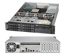Super 6028R-TT, 2xE5-2600v4, 6xPCIe,Video,2x 10GB/X540 LAN,6x HS SATA3(C612)+R,IPMI,D4(2TB),2U/650W