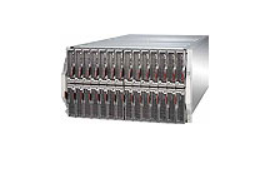 SuperBlade MBE-628E-816, 28x HS DP X10 Blades, Up to 2x GEM Switches,2x CMM/KVM,6U RM,1600W(8x PWS )