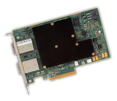 Broadcom SAS 9300-16e, LP 16-CHs(Ext), 12Gb/s PCI-e SAS3 HBA