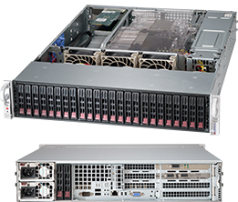 Supermicro SC216BE1C-R920LP, 2U RM, 24x HS 2.5" SAS/SATA Bays, 1x SAS3(12Gb/s) Expander, 920W(1+1)