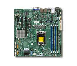 Super X11SSL-nF, E3-1200v5 or i3,3x PCI-e,Video,2x GB/i210 LAN,6x SATA3+R/2x nVME,IPMI,D4(64GB),mATX