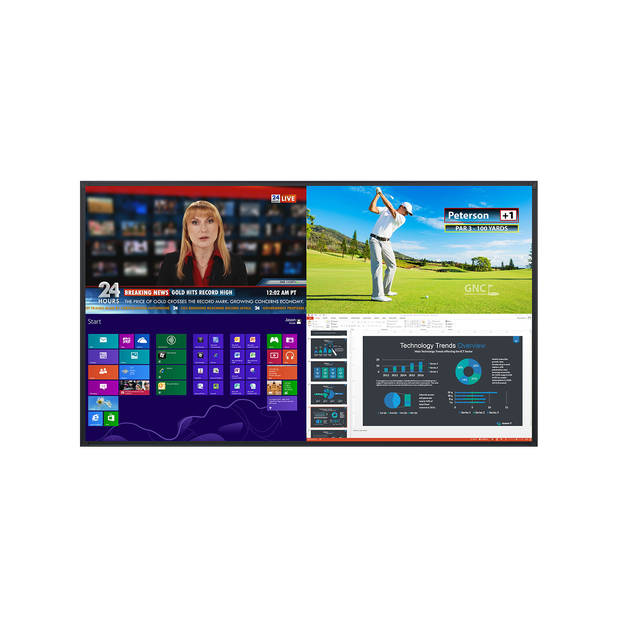Planar UR8450-LX 84 inch 500,000:1 5ms USB/HDMI/DisplayPort LED LCD Monitor (Black)