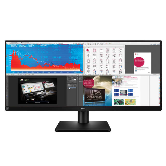 LG Electronics 34UB67-B 34 inch Ultra Widescreen 1,000:1 5ms DVI/HDMI/DisplayPort/ USB3.0 LED LCD Mo