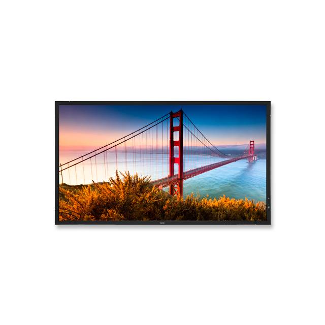 NEC X552S 55 inch Large Screen 3,000:1 8ms Composite/VGA/DVI/HDMI/DisplayPort/RJ45 LED LCD Monitor,