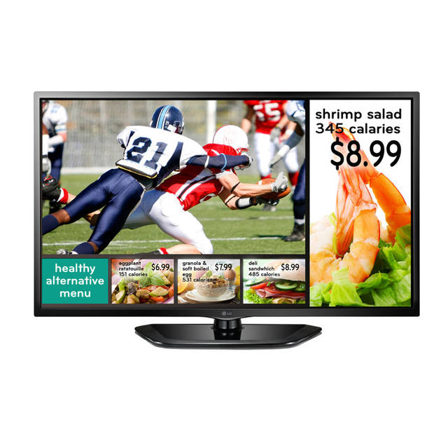 LG Electronics EzSign 55LN549E 55 inch Widescreen 1,000,000:1 9ms Composite/VGA/HDMI/RJ45/USB LED LC