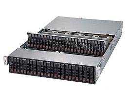 Super 2028R-E1CR48L,2x E5-2600v4,Video,SIOM Card,48x HS 2.5" SAS3(LSI3008/IT),IPMI,D4(3TB),2U/R1600W