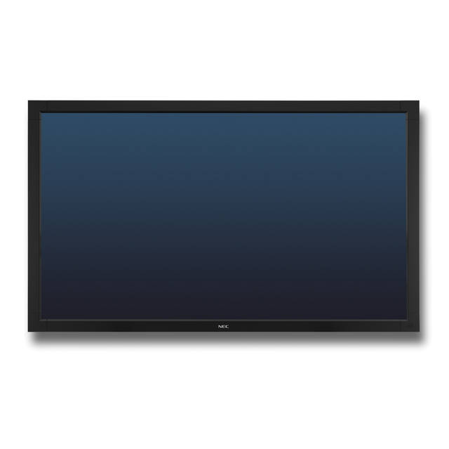 NEC V652 65 inch Large Screen 4,000:1 8ms Composite/Component/S-Video/VGA/DVI/HDMI/DisplayPort/RJ45