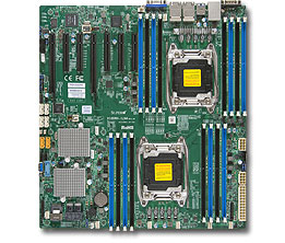 Super X10DRH-CLN4, 2x E5-2600v4/22C, Video, 4x GB/i430 LAN, 8x SAS3(LSI3008)+R, IPMI, DDR4(2TB)