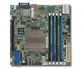 Supermicro X10SDV-6C-TLN4F, D1528/6C/8T, PCI-e, Video, 2x10GB/RJ45+2xGB, 6x SATA3, IPMI, DDR4(128GB)