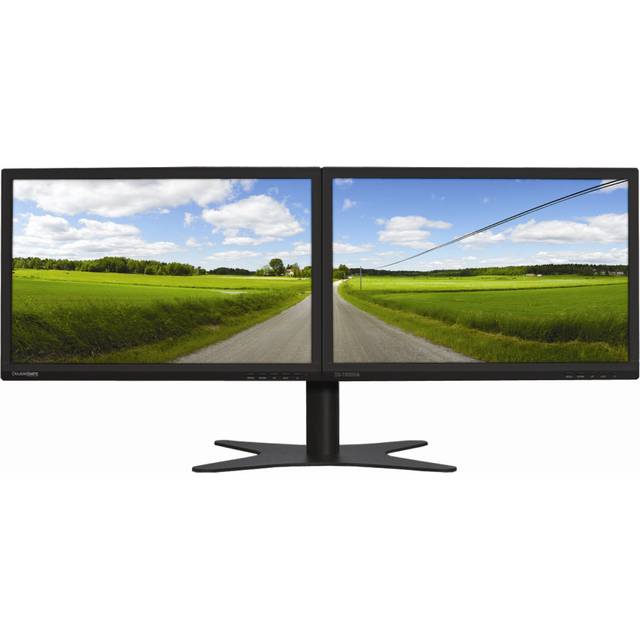 DoubleSight DS-1900WA 19 inch Widescreen 1,000:1 5ms VGA/DVI Multi-Display LCD Monitor, w/ Speakers
