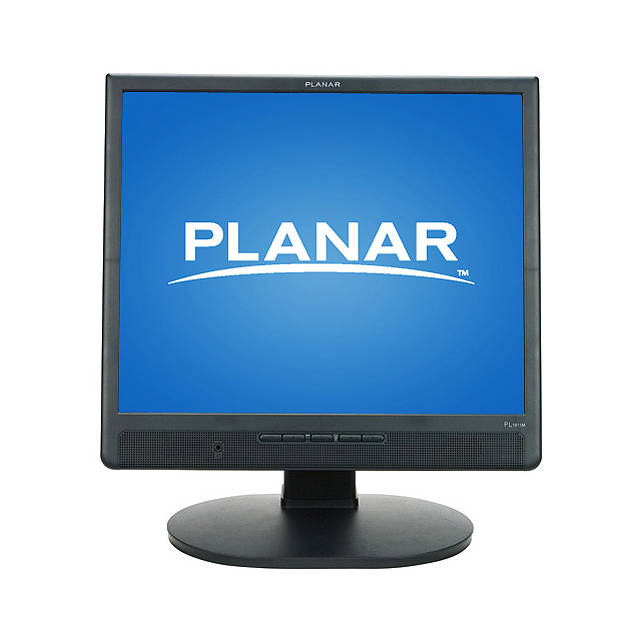 Planar PL1911M 19 inch 1,000:1 5ms DVI LCD Monitor, w/ Speakers (Black)
