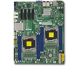 Super X10DRD-iNT, 2x E5-2600v4/22C, Video, 2x 10GB/X540 LAN, 10x SATA3(C612)+2x NVMe, IPMI,DDR4(1TB)