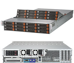 Super 6028R-E1CR24N,2xE5-2600v4,Video,SIOM Card, 24x HS SAS3(LSI3108/Raid),IPMI,D4(3TB),2U/R1600W