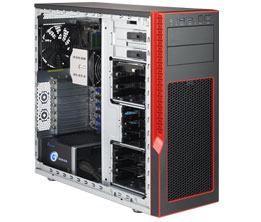 Super 5038AD-I, E5-2600v4, Video, HD Audio, 2xGbE Lan,2x5.25" Bays, DDR4/64GB,Gaming System, 750W PS