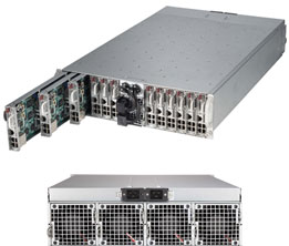 Super 5038MD-H24TRF,12x Sleds/D-1531, Video, 2xGbE Lan, 2x 2.5" SATA3, IPMI, D4/128GB, 3U/1600W(1+1)